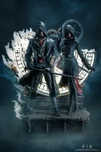 PureArts Assassin's Creed - Animus Jacob & Evie 1/4 Scale Statue - Video Games - photo 1