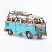 wa-gu-mi Vintage Volkswagen Type 2 (T1) Camper Van GREEN 1