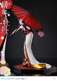 PRISMA WING fuzichoco original Illustration Scarlet Umbrella and Peony 1/7 Scale Pre-Painted Figure 10