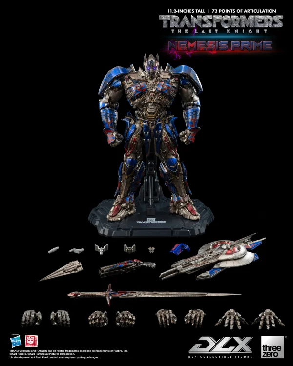 threezero Transformers: The Last Knight - DLX Nemesis Prime - Transformers
