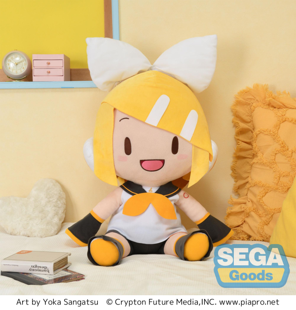 Fuwapuchi Hatsune Miku Series Rin Kagamine Dodeka Jumbo Plush