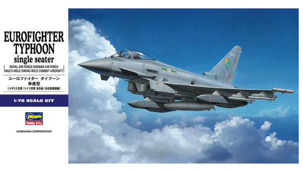 [E40] 1:72 EUROFIGHTER TYPHOON single seater
