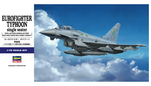 Hasegawa [E40] 1:72 EUROFIGHTER TYPHOON single seater - Scale Kits
