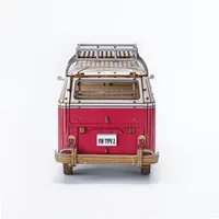 Azone wa-gu-mi Vintage Volkswagen Type 2 (T1) Camper Van RED - Scale Kits - photo 5