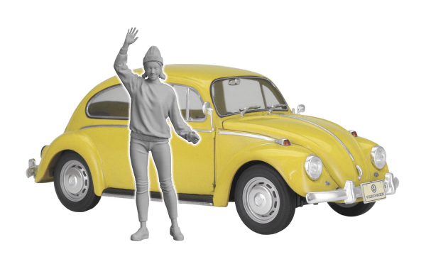 1/24 VOLKSWAGEN BEETLE TYPE 1 (1967) w/GIRL’S FIGURE