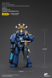 Ultramarines MK VI Tactical Squad Sergeant with Plasma Pistol and Power Sword 4