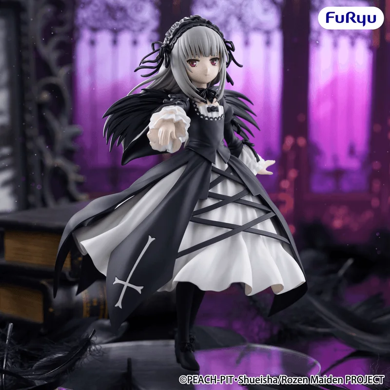 FuRyu Rozen Maiden Trio-Try-iT Figure -Suigintou- - Rozen Maiden