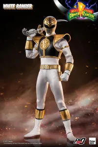 threezero Mighty Morphin Power Rangers - FigZero 1/6 White Ranger - Power Rangers - photo 1