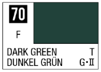 Mr Color Spray - S70 Dark Green (3/4Flat/Tank) 1