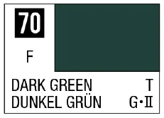 Mr Color Spray - S70 Dark Green (3/4Flat/Tank)