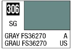 GSI Creos Mr. Color 306 - Gray FS36270 (Semi-Gloss/Aircraft) - Paints