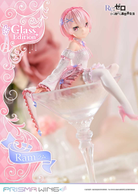 PRISMA WING Re:ZERO -Starting Life in Another World- Ram Glass Edition 1/7 Scale Pre-Painted Figure 2
