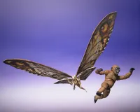 TAMASHII NATIONS SUKO & MOTHRA (2024) FROM GODZILLA x KONG: THE NEW EMPIRE	GODZILLA x KONG: The New Empire ""GODZILLA x KONG: The New Empire"", TAMASHII NATIONS S.H.MonsterArts - Godzilla - photo 1