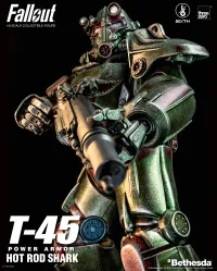 threezero 1/6 T-45 Hot Rod Shark Power Armor - Video Games - photo 8