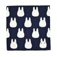 Marushin Small White Totoro - Studio Ghibli Silhouette Series (Wash Towel) - Studio Ghibli - photo 1