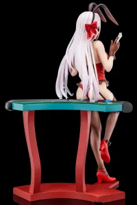 Hakoiri-musume Riselia Ray Crystalia wearing crimson bunny costume with Nip Slip Gimmick System - The Demon Sword Master of Excalibur Academy - photo 6