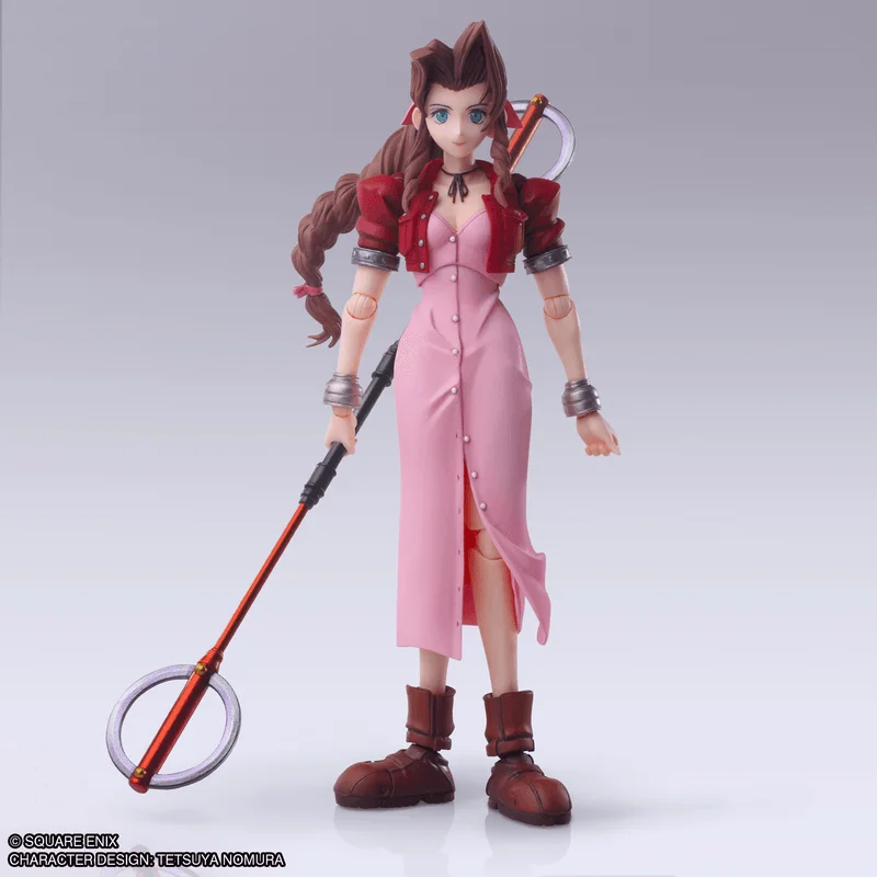 SQUARE ENIX FINAL FANTASY VII  BRING ARTS Action Figure  - AERITH GAINSBOROUGH Mythril Rod Ver. - Final Fantasy VII