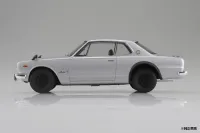 Aoshima KPGC10 SKYLINE HT GT-R 1970 Silver - Scale Kits - photo 3