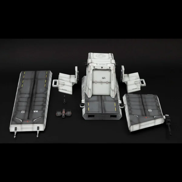 MegaHouse (1/144 Series) Nahel Argama catapult deck - Mobile Suit Gundam Zeta