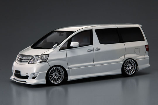 MINI VAN: 1/24 ALPHARD MS/AS LATE Ver. ('05Model) CUSTOM (TOYOTA)