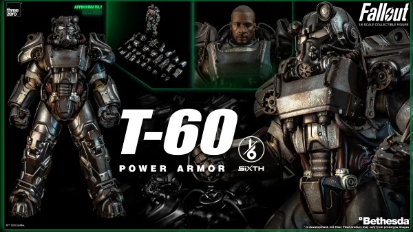 threezero Fallout 1/6 T-60 Power Armor - Fallout
