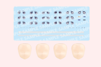 CUSTOMIZED FACE & DECAL SET Vol.6 [DESIGNED BY AMAAI] 1