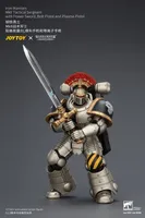 JOYTOY Iron Warriors Mkll Tactical Sergeant with Power Sword, Bolt Pistol and Plasma Pistol - Warhammer 40K - photo 7