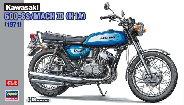 Hasegawa 1/12  Kawasaki 500-SS/MACH III (H1A) - Scale Kits