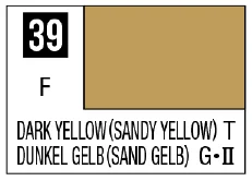 Mr Color Spray - S39 Dark Yellow (3/4Flat/Tank)