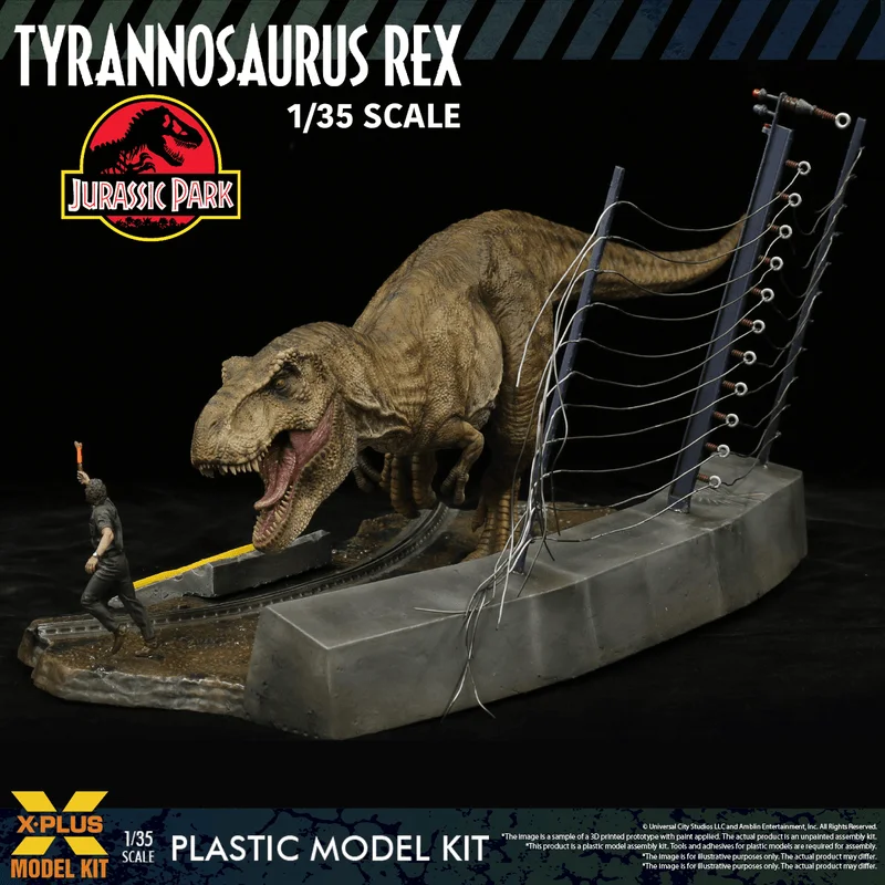 1/35 Scale Plastic Model Kit Jurassic Park Tyrannosaurus rex