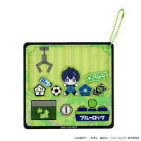 HUGGY Series Claw Machine Acrylic Keychain Isagi Yoichi 4