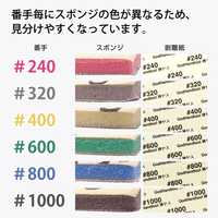 Kamiyasu Sanding Sponge Sticker #600-2mm 5