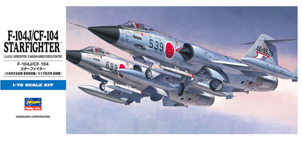 [D16] 1:72 F-104J/CF-104 STARFIGHTER (JASDF/CANADA)