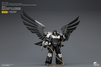 Raven Guard Corvus Corax, Primarch of the XIX Legion with artificer-crafted lightning talons, archaeotech pistols, and whip 22