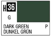 GSI Creos AQUEOUS HOBBY COLOR - H36 GLOSS DARK GREEN (PRIMARY) - photo 1