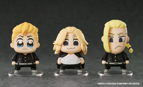 Good Smile Arts Shanghai Chibi Figures Takemichi Hanagaki/Manjiro Sano/Ken Ryuguji: Bkub Ver. (Box of 3) - Tokyo Revengers