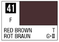 Mr. Color 41 - Red Brown (Flat/Tank) 1