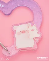 TOYZEROPLUS LuLu the Piggy Generic - Carabiner Clip (Heart shape ver.) - LuLu The Piggy - photo 4