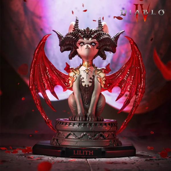 HEX Collectibles Blizzard Diablo® Lilith Meow Light-Up Collectible Figure - Blizzard