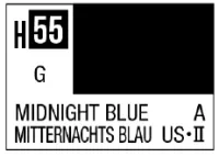 GSI Creos AQUEOUS HOBBY COLOR - H55 GLOSS MIDNIGHT BLUE (US NAVY AIRCRAFT) - photo 1