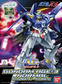 BANDAI HOBBY AG 1/144 Gundam Age-3 Normal - Mobile Suit Gundam AGE - photo 1