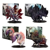 CAPCOM CAPCOM FIGURE BUILDER CUBE MONSTER HUNTER 4pces Box (Gore Magala/Crimson Glow Valstrax/Magnamalo (Enraged)/Mizutsune) (Box) - Monster Hunter - photo 1