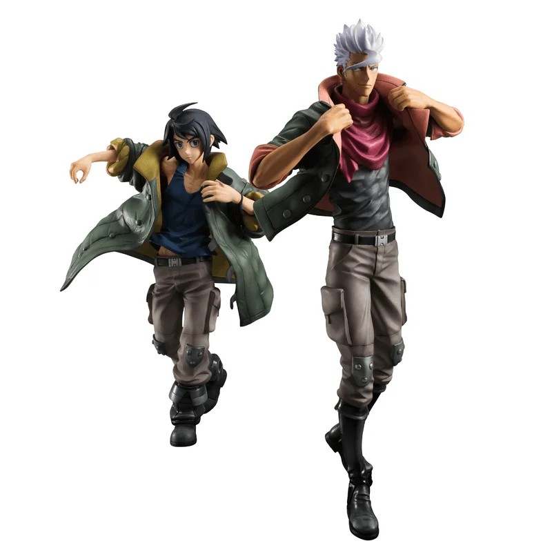 MegaHouse G.E.M. Series Mobile Suit Gundam IRON-BLOODED ORPHANS Mikazuki Augus & Orga Itsuka set (Repeat) - Mobile Suit Gundam: Iron-Blooded Orphans