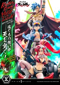 Prime 1 Studio Ultimate Premium Masterline Tengen Toppa Gurren Lagann Kamina, Simon & Yoko with Lagann "Our Hearts Pierce the Skies!" Deluxe Version - Tengen Toppa Gurren Lagann - photo 15