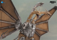 Exquisite Basic Series None Scale 9 Inch Godzilla vs. King Ghidorah Mecha King Ghidorah Action Figure 2