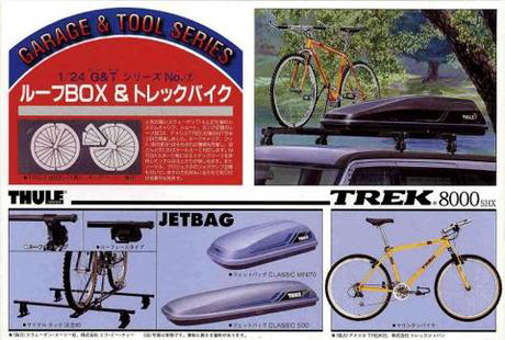[GT-7] 1/24 Roof Box & Trekking Bike