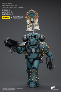 Sons of Horus MKIV Tactical Squad Legionary with Legion Vexilla 5