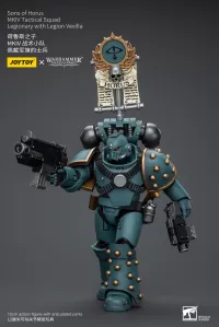 JOYTOY Sons of Horus MKIV Tactical Squad Legionary with Legion Vexilla - Warhammer 40K - photo 5