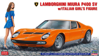 1/24  LAMBORGHINI MIURA P400 SV w/ITALIAN GIRL’S FIGURE 1