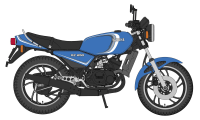1/12 Yamaha RZ250 (4L3) Y.A.C. LIMITED (1982) 2